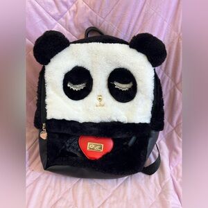 Betsey Johnson Black and White Panda Bag